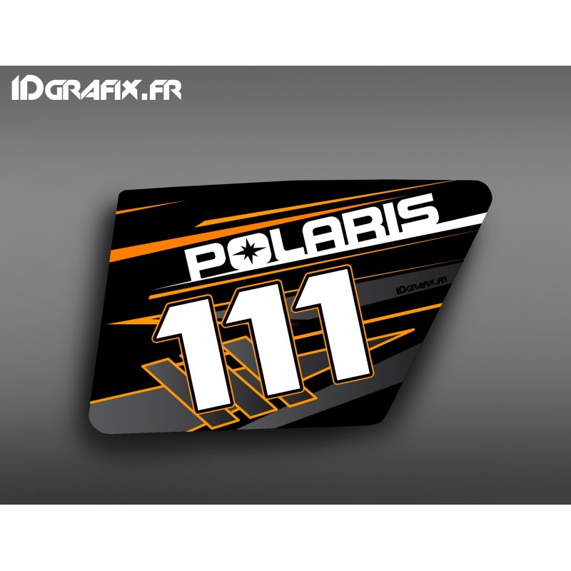 Kit decorazione Arancione/Nero Porta XRW - IDgrafix - Polaris RZR -idgrafix