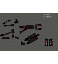Monster Full Decal Kit (Pink) - Specialized Levo (after 2022) - Idgrafix