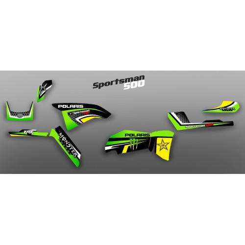 Kit déco 100 % Perso pour Polaris 500 Sportsman (2012) -idgrafix