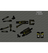 Monster Full Decal Kit (Yellow) - Specialized Levo (after 2022) - Idgrafix