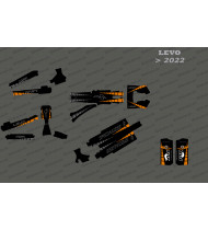 GP Edition Full Decal Kit (Orange) - Specialized Levo (after 2022) - Idgrafix