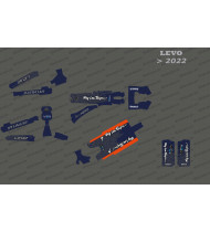 Troy Lee Edition Full Decal Kit (Orange/Blue) - Specialized Levo (after 2022) - Idgrafix