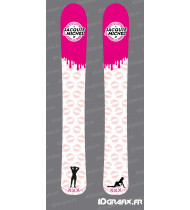 Sexy J&M-Aufkleber für SKI - Idgrafix