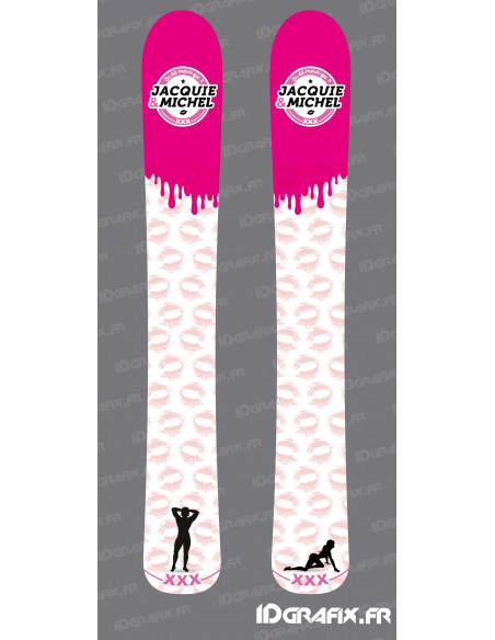Stickers Sexy J&M pour SKI -  Idgrafix Stickers Sexy J&M pour SKI -  Idgrafix