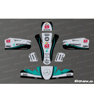 F1 Mercedes Edition deco kit for Mini/Cadet MK 20 Karting - Idgrafix
