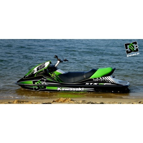 Kit décoration 100% Perso pour Kawasaki STX 15F -idgrafix