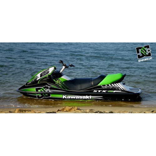 Kit décoration 100% Perso pour Kawasaki STX 15F -idgrafix