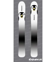 Adhesius de pingüins per a SKI - Idgrafix