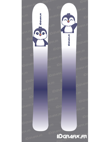 Stickers Kawai pour SKI -  Idgrafix