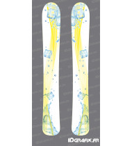 Adhesius grocs petits per a esquí - Idgrafix