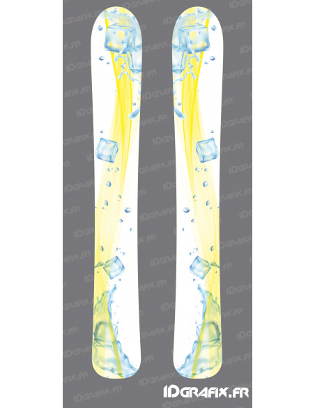 Small Yellow Stickers for SKI Small Yellow Stickers for SKI