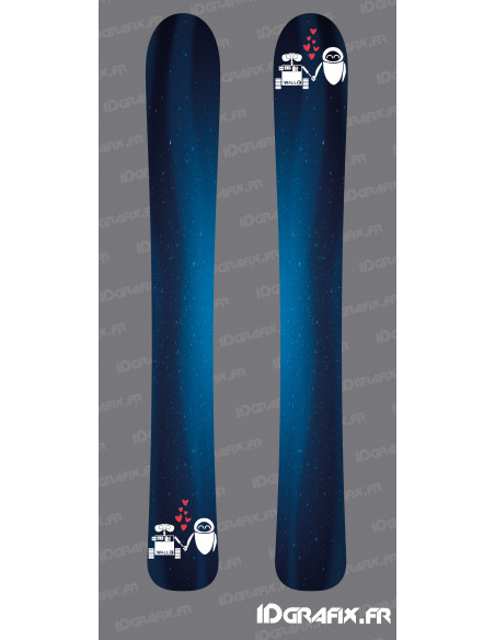 Stickers Wall-E pour SKI -  Idgrafix Stickers Wall-E pour SKI -  Idgrafix