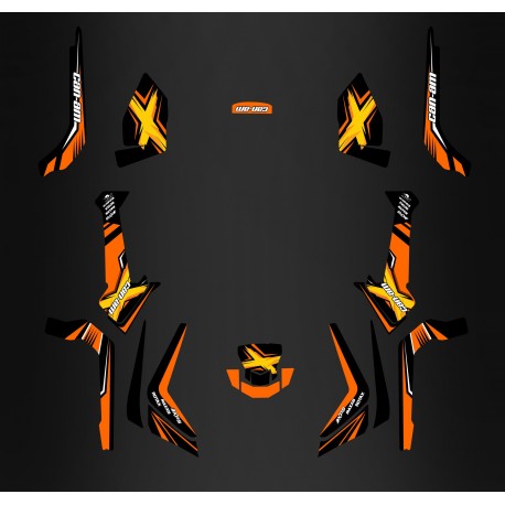 Kit dekor-Orange - Limited Edition- IDgrafix - Can Am Outlander 1000