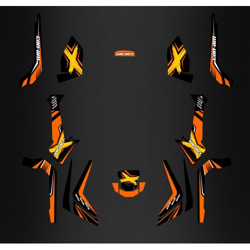 Kit dekor-Orange - Limited Edition- IDgrafix - Can Am Outlander 1000 -idgrafix