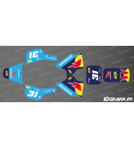 còpia del kit de decoració 100% personal Monster Edition Full (vermell) - IDgrafix - Honda QR 50 - Idgrafix