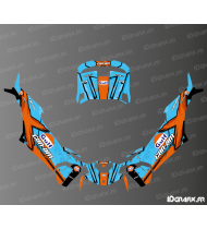 Gulf Edition decoration kit - Idgrafix - Can Am Maverick X3 R - Idgrafix