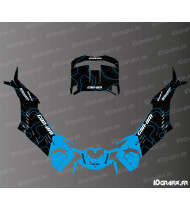 Topo Edition decoration kit (Blue) - Idgrafix - Can Am Maverick X3 R - Idgrafix