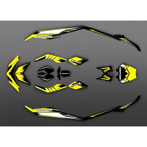 Kit deko-Light Spark Yellow für Seadoo Spark -idgrafix