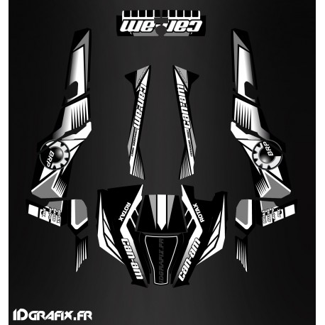 Kit décoration Grey Series - IDgrafix - Can Am 1000 Commander