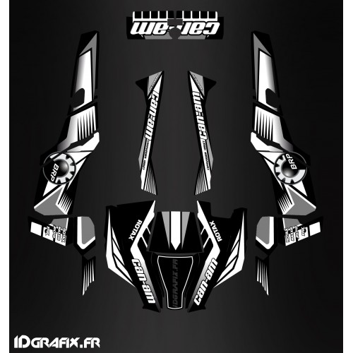 Kit dekor Grey Series - IDgrafix - Can Am 1000 Commander -idgrafix