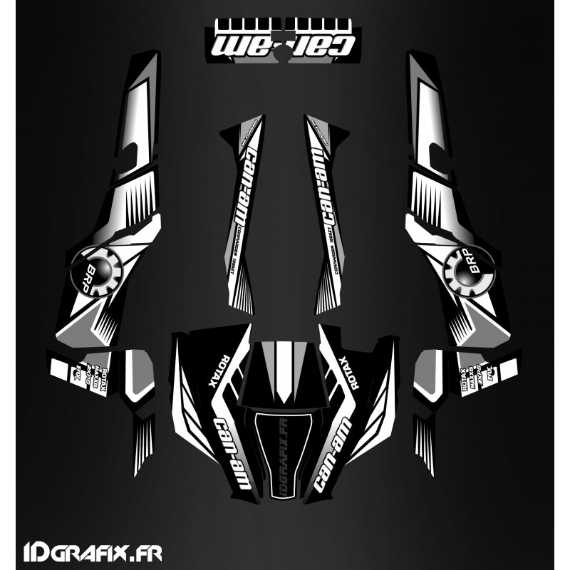 Kit dekor Grey Series - IDgrafix - Can Am 1000 Commander -idgrafix