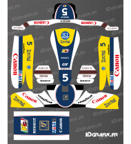 Kit decorativo Williams F1 Vintage Edition per Karting Sodi KG 506