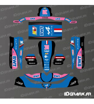 Alpine F1 Edition-Grafikkit für Karting Tony Kart M6 – Idgrafix