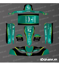 Kit grafiche Aston Martin F1 Edition per Karting Tony Kart M6 - Idgrafix