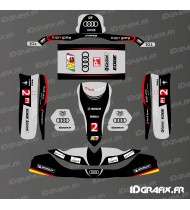 Kit grafiche Audi Le Mans Edition per Karting Tony Kart M6 - Idgrafix