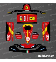 Kit grafiche Scuderia Le Mans Edition per Karting Tony Kart M6 - Idgrafix