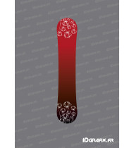 Adesivi edizione Poppy per snowboard