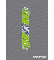 Abstract Edition Stickers (Green) for Snowboard