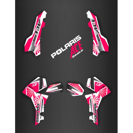 Kit de decoració Japó curses de color Rosa - IDgrafix - Polaris Esportista AS -idgrafix