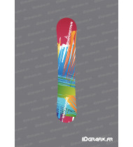 Color Edition Stickers for Snowboard