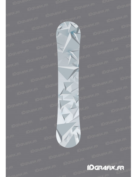 Stickers Ice Edition pour Snowboard -  Idgrafix Stickers Ice Edition pour Snowboard -  Idgrafix