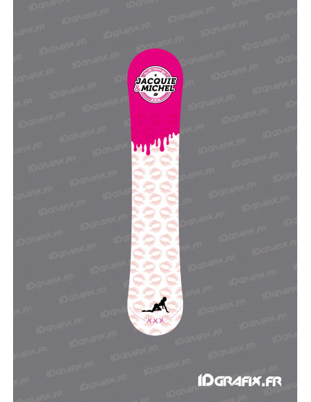 Stickers J&M Edition pour Snowboard -  Idgrafix Stickers J&M Edition pour Snowboard -  Idgrafix