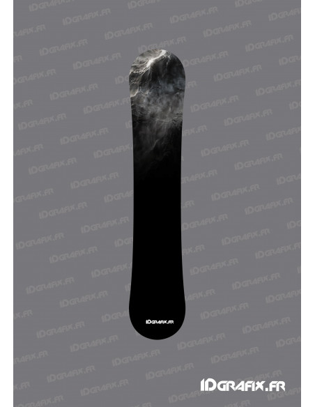 Stickers Marbre Edition pour Snowboard -  Idgrafix