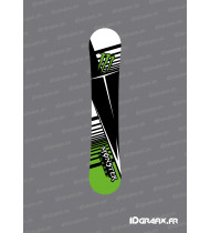 Adesivi Monster Edition (verde) per snowboard