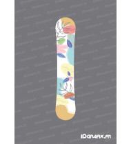 Adesivi in edizione pastello per snowboard