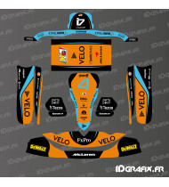 Mc Laren F1 Edition deco kit for Tony Kart M6 Karting - Idgrafix