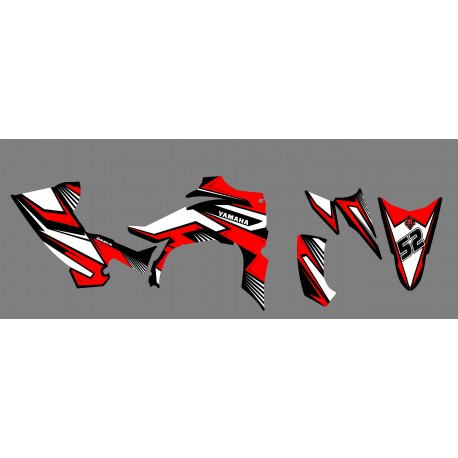 Kit decoration Fury Red - IDgrafix - Yamaha YFZ 450 / YFZ450R