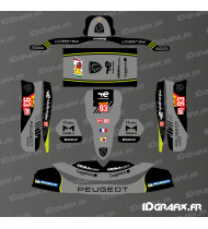 Peugeot Le Mans Edition Dekorationsset für Karting Tony Kart M6 - Idgrafix