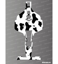 Adesivo Cow Edition - Robot tagliaerba Mammotion LUBA 2 X - Idgrafix