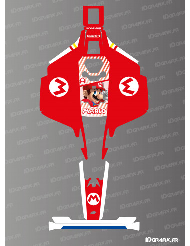 Mario Edition Aufkleber - Mammotion LUBA 2 X Rasenmäherroboter - Idgrafix