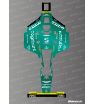Pegatina Aston Martin F1 Edition - Robot cortacésped Mammotion LUBA 2 X - Idgrafix