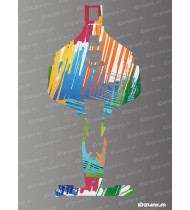 Aufkleber Color Edition - Mammotion LUBA 2 X Rasenmähroboter - Idgrafix