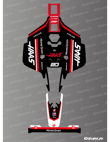 Pegatina Haas F1 Edition - Robot cortacésped Mammotion LUBA 2 X - Idgrafix