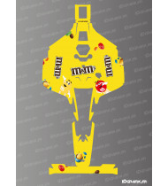 Pegatina M&M Edición Nascar - Robot cortacésped Mammotion LUBA 2 X - Idgrafix