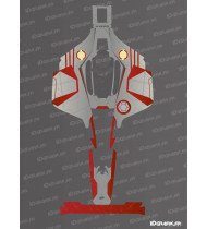 Star Wars Edition Aufkleber - Mammotion LUBA 2 X Rasenmähroboter - Idgrafix