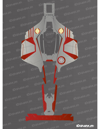 Star Wars Edition Aufkleber - Mammotion LUBA 2 X Rasenmäherroboter - Idgrafix
